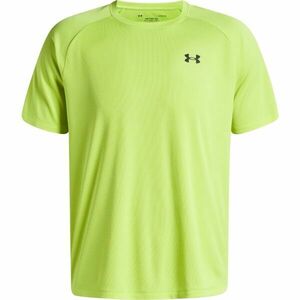 Under Armour TECH TEXTURED Pánské triko, světle zelená, velikost M obraz