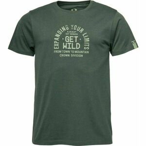 LOAP BORUM Pánské fashion tričko, tmavě zelená, velikost obraz