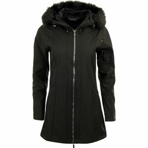 ALPINE PRO CRADA Dámský softshellový kabát, černá, velikost obraz