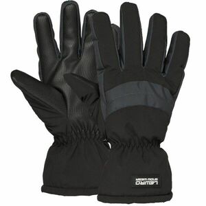Lewro DAVONNY Dětské lyžařské rukavice, černá, velikost 4-7Y obraz