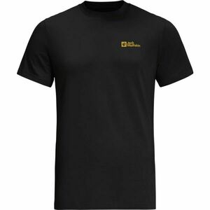 Jack Wolfskin ESSENTIAL T M Pánské triko, černá, velikost obraz
