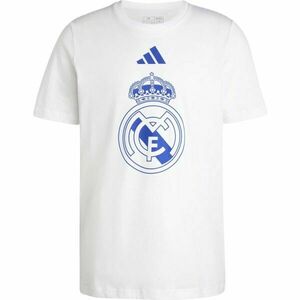 adidas REAL MADRID DNA GR TEE Pánské triko, bílá, velikost obraz
