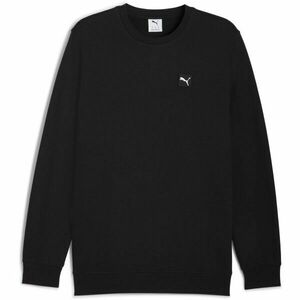 Puma ESSENTIALS ELEVATED CREW FL Pánská mikina, černá, velikost obraz