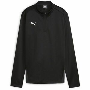 Puma TEAMGOAL TRAINING 1/4 ZIP TOP W Dámské sportovní triko, černá, velikost obraz