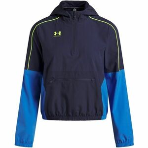 Under Armour CHALLENGER ANORAK Dámská fotbalová bunda, tmavě modrá, velikost M obraz