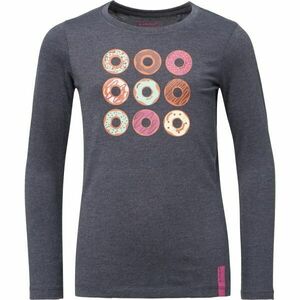 LOAP BIDORA Dívčí fashion tričko, tmavě šedá, velikost 134-140 obraz