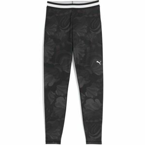 Puma STRONG FLORAL RIBBON TIGHT - AOP 7/8 W Dámské legíny, černá, velikost obraz