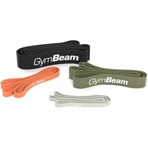 GymBeam CROSSBANDS Set odporových gum, černá, velikost obraz