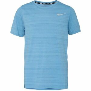 Nike DRI-FIT MILER Chlapecké tričko, modrá, velikost obraz