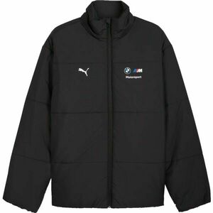 Puma BMW M MOTORSPORT ESSENTIALS+ PUFFER JACKET Pánská bunda, černá, velikost obraz