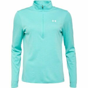 Under Armour TECH TEXTURED 1/2 ZIP Dámské triko s dlouhým rukávem, tyrkysová, velikost S obraz
