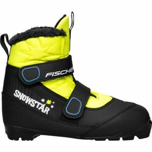 Fischer SNOWSTAR Juniorské boty na běžky, černá, velikost obraz