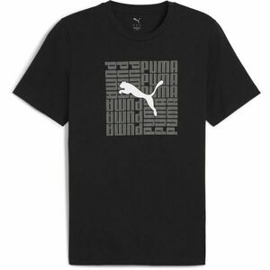 Puma GRAHIC BOX TEE Pánské triko, černá, velikost obraz