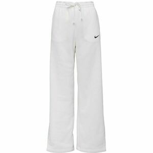 Nike W NSW PHNX FLC HR PANT WIDE 2 Dámské kalhoty, bílá, velikost obraz