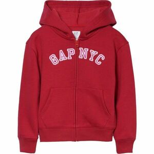 GAP V-FA LOGO HERITAGE FZ Dívčí mikina, červená, velikost obraz