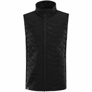 ALPINE PRO BERFO 2 Dětská zateplená vesta, černá, velikost 116-122 obraz