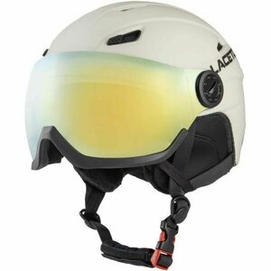 Laceto VENTO Lyžařská helma s visorem, béžová, velikost (55 - 58) obraz