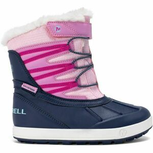 Merrell SNOW BANK 5.0 WP Dívčí zimní boty, růžová, velikost 34 obraz