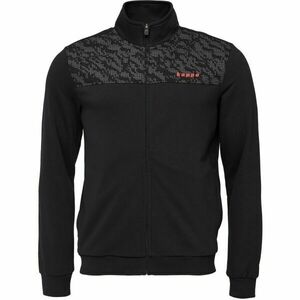 Kappa LOGO FOSARE Pánská mikina, černá, velikost obraz