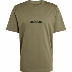 adidas LINEAR SJ TEE Pánské triko, khaki, velikost obraz