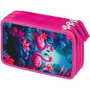 BAAGL PLAMEŇÁCI Školní penál, růžová, velikost obraz