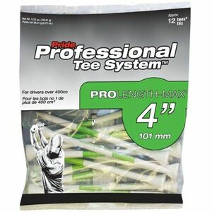 PRIDE SPORT RETAIL BAGS 4" 12KS Golfová týčka, bílá, velikost obraz