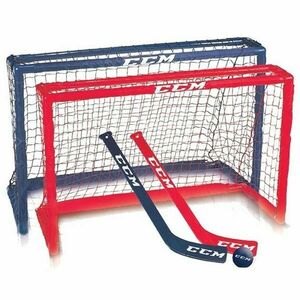 CCM MINI HOCKEY SET Juniorský hokejový set, modrá, velikost obraz