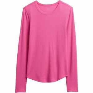 GAP V-LS OPP WAFFLE TEE Dámské tričko, růžová, velikost obraz