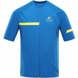 ALPINE PRO SAGEN Pánské cyklo triko, modrá, velikost obraz