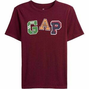 GAP V-SEPT SS VG Dětské tričko, vínová, velikost obraz