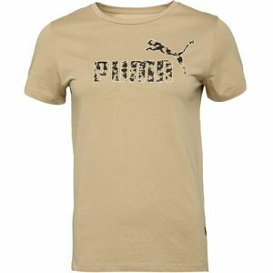 Puma ESSENTIALS + ANIMAL TEE Dámské triko, béžová, velikost obraz