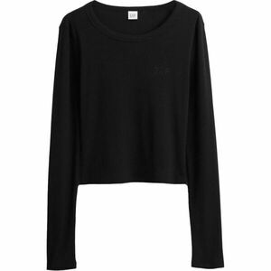 GAP V-JPN LS RIB TEE Dámské crop tričko, černá, velikost obraz