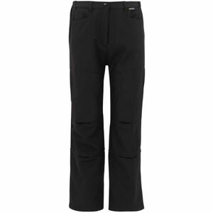 REGATTA OUTDOORS SOFTSHELL TROUSERS JR Dětské kalhoty, černá, velikost 5-6Y obraz