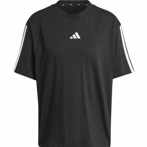 adidas 3-STRIPES TEE W Dámské triko, černá, velikost obraz