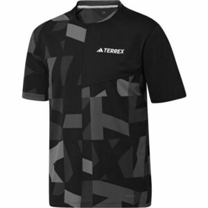 adidas MULTI TERREX AOP TEE Pánské triko, černá, velikost XXL obraz