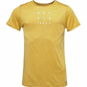 Devold ACTIVE "1853" TEE Pánské triko, žlutá, velikost obraz