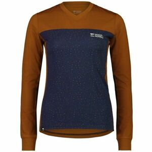 MONS ROYALE REDWOOD ENDURO VLS W Dámské funkční bajkové triko z merino vlny, hnědá, velikost obraz