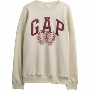 GAP V-LOGO OVERSIZED CREW Dámská mikina, béžová, velikost obraz
