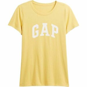 GAP V-SS LOGO CLASSIC TEE Dámské tričko, žlutá, velikost obraz