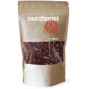 GymBeam LYOFILIZOVANÉ KYSELÉ VIŠNĚ - 100 G Snack, , velikost obraz