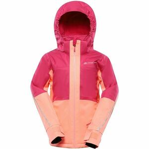 ALPINE PRO REAMO Dětská lyžařská bunda, růžová, velikost 104-110 obraz