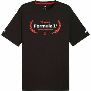 Puma F1 ESSENTIALS GRAPHIC TEE Pánské triko, černá, velikost obraz