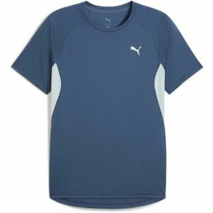 Puma RUN VELOCITY TEE Pánské sportovní triko, tmavě modrá, velikost obraz