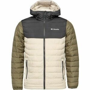 Columbia POWDER LITE HOODED JACKET Pánská bunda, béžová, velikost obraz