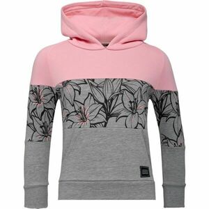 Lewro MINOA Dívčí mikina přes hlavu, šedá, velikost 164-170 obraz