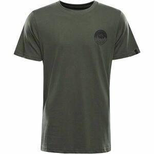 ALPINE PRO TERMES 3 Pánské tričko, tmavě zelená, velikost obraz