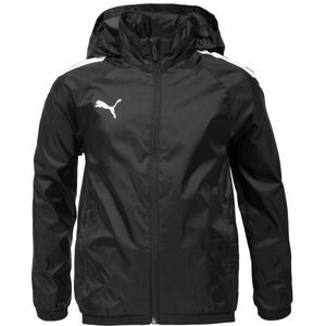 Puma TEAMLIGA ALL WEATHER JACKET Chlapecká bunda, černá, velikost obraz