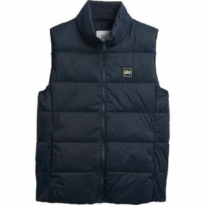 GAP V-FRCH LOGO LW PUFFER Dámská vesta, tmavě modrá, velikost obraz