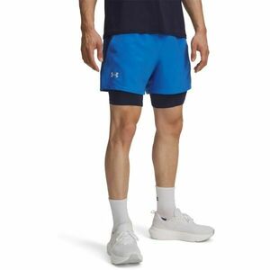 Under Armour LAUNCH 5 2-IN-1 Pánské kraťasy, modrá, velikost obraz