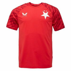 CASTORE SLAVIA PRAGUE PERFORMANCE SS TEE Pánské sportovní triko, červená, velikost obraz